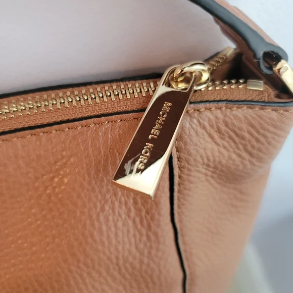 Michael Michael Kors Large Sloan Bag Brown and Black Pebble Leather Shoulder Bag - Picture 9 of 13